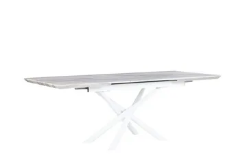 Moirax Spisebord 200 cm Sammenfoldeligt - Hvid - Møbler - Borde - Spisebord og køkkenbord