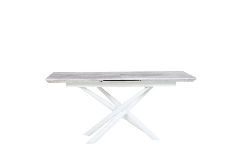 Moirax Spisebord 200 cm Sammenfoldeligt - Hvid - Møbler - Borde - Spisebord og køkkenbord