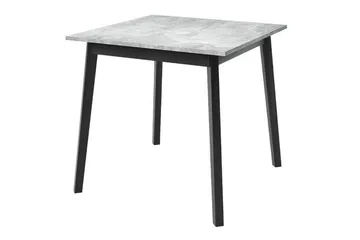 Narberth Lille Udtrækkeligt Kvadratisk Spisebord 85 cm med Beton- og Metaludseende - Lysegrå - Møbler - Borde - Spisebord og køkkenbord