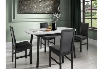 Narberth Spisebord 80 cm - Sort - Møbler - Borde - Spisebord og køkkenbord