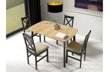 Narberth Spisebord 80 cm - Sort - Møbler - Borde - Spisebord og køkkenbord