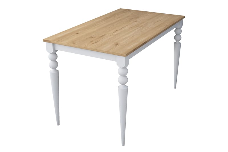 Naryani Spisebord 120 cm - Valnød finér/Hvid - Møbler - Borde - Spisebord og køkkenbord