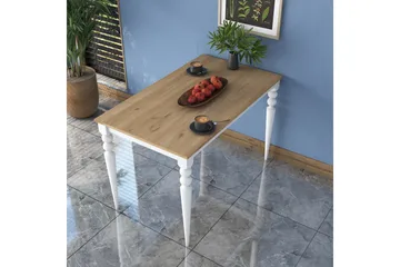 Naryani Spisebord 120 cm - Valnød finér/Hvid - Møbler - Borde - Spisebord og køkkenbord
