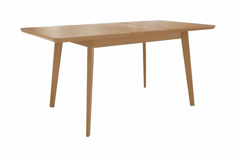 Natur Spisebord 140 cm Rektangulært i Træ, Brun