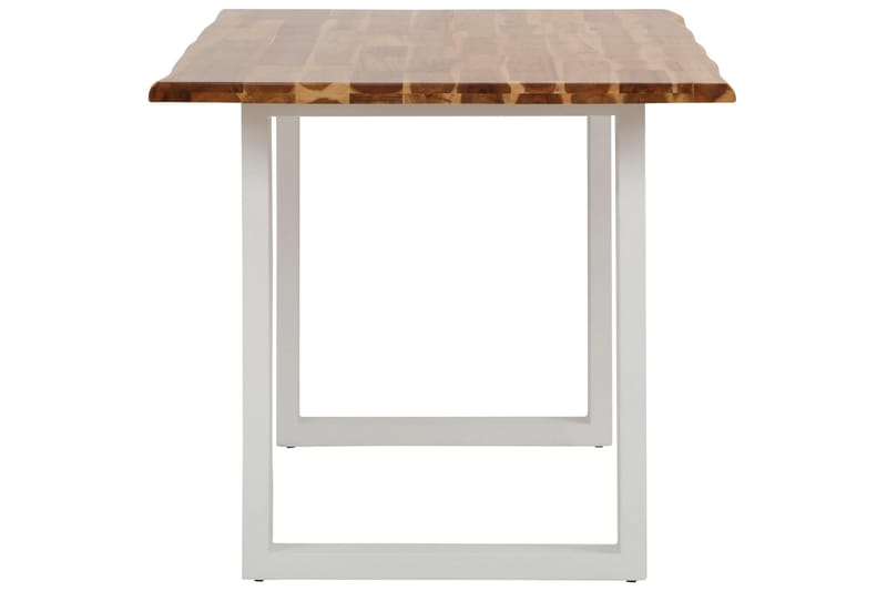 Netan spisebord 140 cm - akacie Brun/hvid - Spisebord og køkkenbord