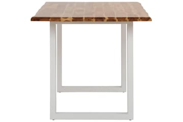 Netan spisebord 140 cm - akacie Brun/hvid - Møbler - Borde - Spisebord og køkkenbord
