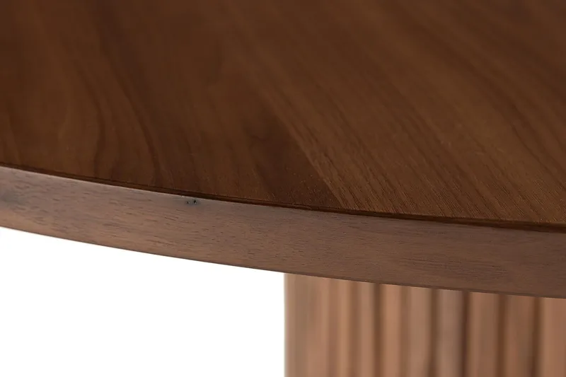 Noira Rundt Lille Spisebord Valnød 120 cm - Brun - Møbler - Borde - Spisebord og køkkenbord