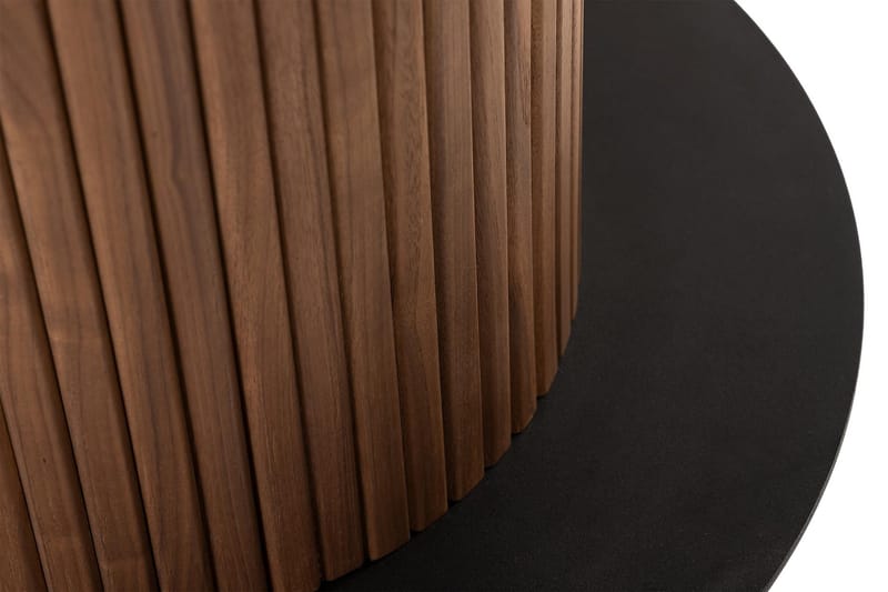 Noira Rundt Lille Spisebord Valnød 120 cm - Brun - Møbler - Borde - Spisebord og køkkenbord