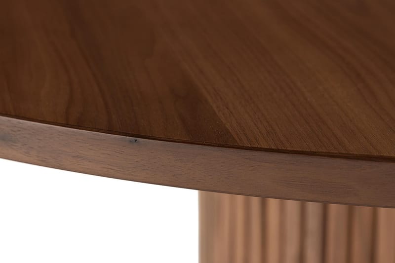 Noira Rundt Lille Spisebord Valnød 120 cm - Brun - Møbler - Borde - Spisebord og køkkenbord