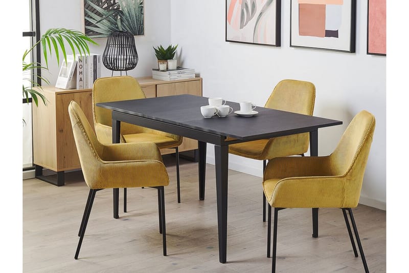 Norley Spisebord 160 cm - Sort - Møbler - Borde - Spisebord og køkkenbord