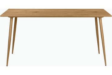 Oktoos Rektangulært Spisebord 120 cm i Træ med Metalben - Brun - Møbler - Borde - Spisebord og køkkenbord
