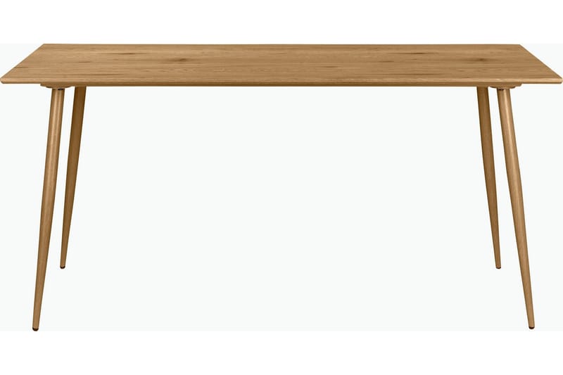 Oktoos Rektangulært Spisebord 120 cm i Træ med Metalben - Brun - Møbler - Borde - Spisebord og køkkenbord