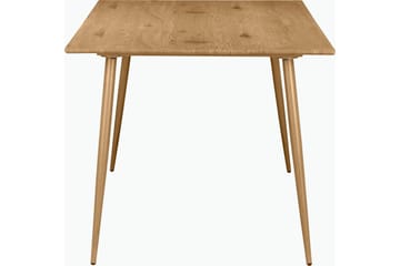 Oktoos Rektangulært Spisebord 120 cm i Træ med Metalben - Brun - Møbler - Borde - Spisebord og køkkenbord