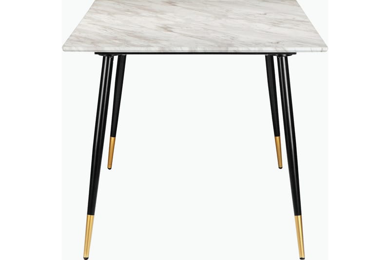 Oktoos Spisebord 120 cm - Grå/Hvid/Sort/Guld - Møbler - Borde - Spisebord og køkkenbord