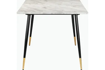 Oktoos Spisebord 120 cm - Grå/Hvid/Sort/Guld - Møbler - Borde - Spisebord og køkkenbord