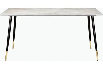 Oktoos Spisebord 120 cm - Grå/Hvid/Sort/Guld - Møbler - Borde - Spisebord og køkkenbord