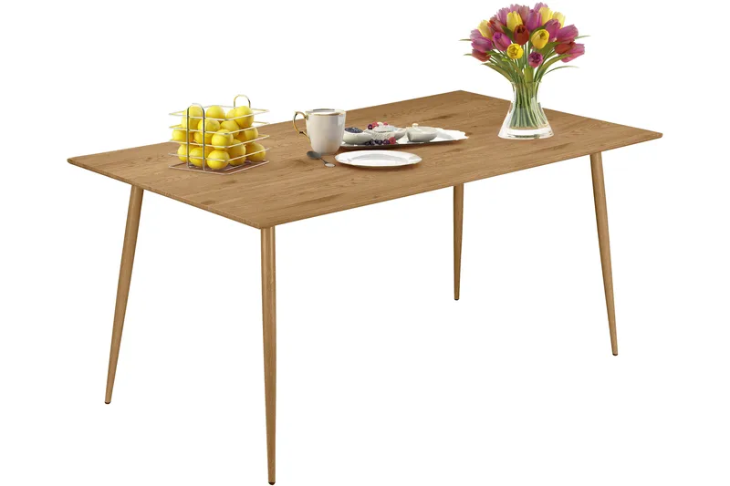 Oktoos Spisebord 120 cm, Natur