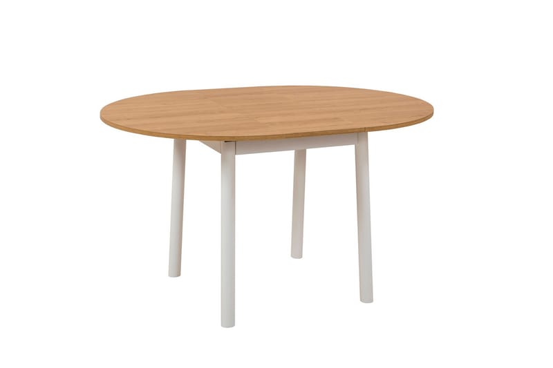 Oliver Spisebord 100 cm - Oak/Hvid - Møbler - Borde - Spisebord og køkkenbord