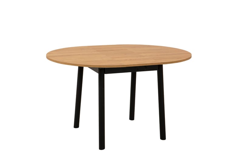 Oliver Spisebord 100 cm - Oak/Sort - Møbler - Borde - Spisebord og køkkenbord