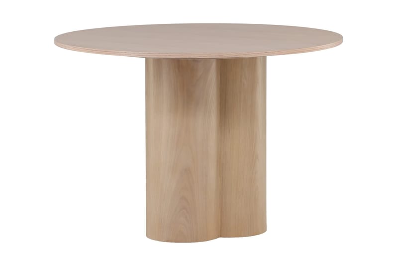 Olivia Spisebord 110 cm Rundt - Whitewash - Møbler - Borde - Sofabord