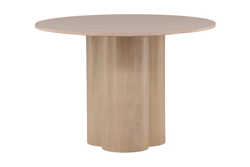 Olivia Spisebord 110 cm Rundt - Whitewash - Møbler - Borde - Sofabord