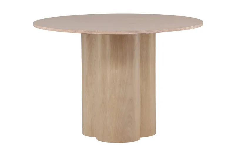 Olivia Spisebord 110 cm Rundt - Whitewash - Møbler - Borde - Sofabord
