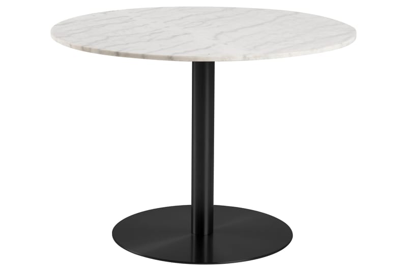 Palisades Spisebord 105 cm Rund - Sort - Møbler - Borde - Spisebord og køkkenbord