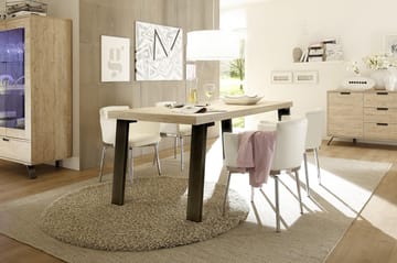 Palma Spisebord 188 cm - Eg/Metal - Møbler - Borde - Spisebord og køkkenbord
