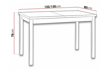 Patrickswell spisebord 80 cm - Møbler - Borde - Spisebord og køkkenbord