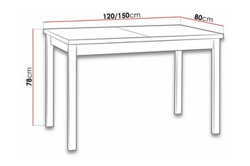 Patrickswell spisebord 80 cm - Møbler - Borde - Spisebord og køkkenbord
