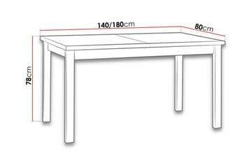 Patrickswell spisebord 80 cm - Møbler - Borde - Spisebord og køkkenbord
