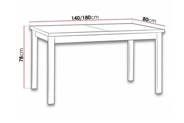 Patrickswell spisebord 80 cm - Møbler - Borde - Spisebord og køkkenbord