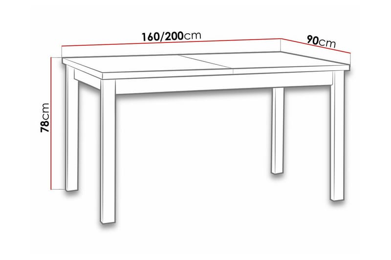 Patrickswell spisebord 90 cm - Møbler - Borde - Spisebord og køkkenbord