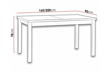 Patrickswell spisebord 90 cm - Møbler - Borde - Spisebord og køkkenbord