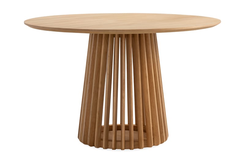 Peyra Spisebord 120  cm Rundt Eg - Natur - Møbler - Borde - Spisebord og køkkenbord