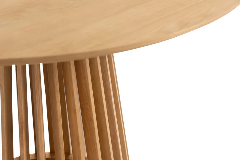 Peyra Spisebord 120  cm Rundt Eg - Natur - Møbler - Borde - Spisebord og køkkenbord
