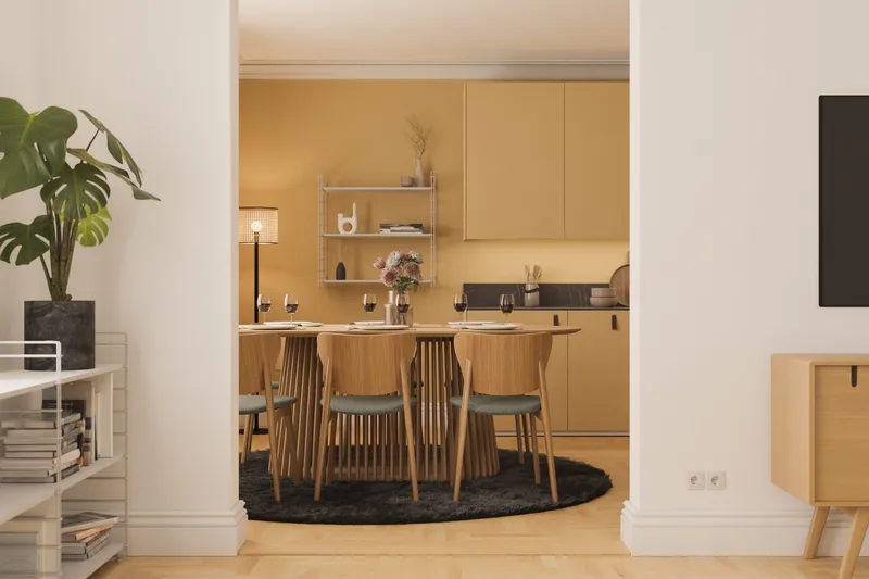 Peyra Spisebord 200 cm Ovalt Eg - Natur - Møbler - Borde - Spisebord og køkkenbord