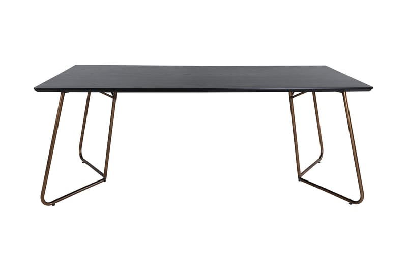 Pipi Spisebord 190 cm - Sort/Kobber - Spisebord og køkkenbord