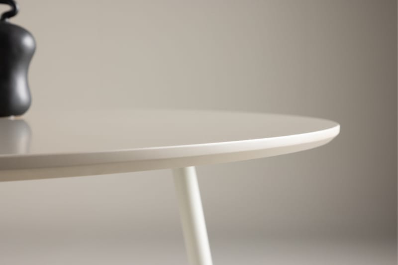 Plaza Rundt Spisebord 120 cm med Metaludseende - Beige - Møbler - Borde - Spisebord og køkkenbord