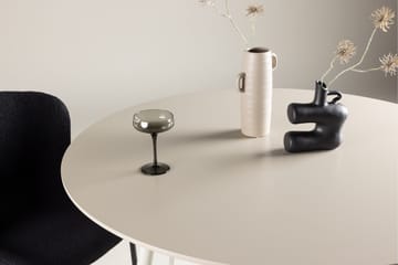 Plaza Rundt Spisebord 120 cm med Metaludseende - Beige - Møbler - Borde - Spisebord og køkkenbord