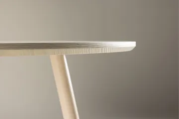 Plaza Spisebord 100 cm - Whitewash - Møbler - Borde - Spisebord og køkkenbord