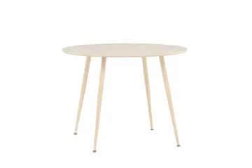 Plaza Spisebord 100 cm - Whitewash - Møbler - Borde - Spisebord og køkkenbord
