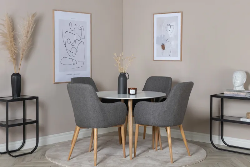 Plaza Spisebord 100 cm - Møbler - Borde - Spisebord og køkkenbord