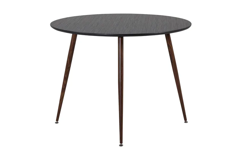 Plaza Spisebord Rundt - Sort/Brun - Møbler - Borde - Spisebord og køkkenbord