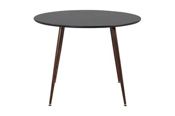 Plaza Spisebord Rundt - Sort/Brun - Møbler - Borde - Spisebord og køkkenbord