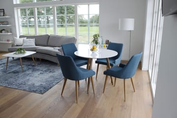 Polar Lille Rundt Spisebord 90 cm i Træ - Hvid - Møbler - Borde - Spisebord og køkkenbord