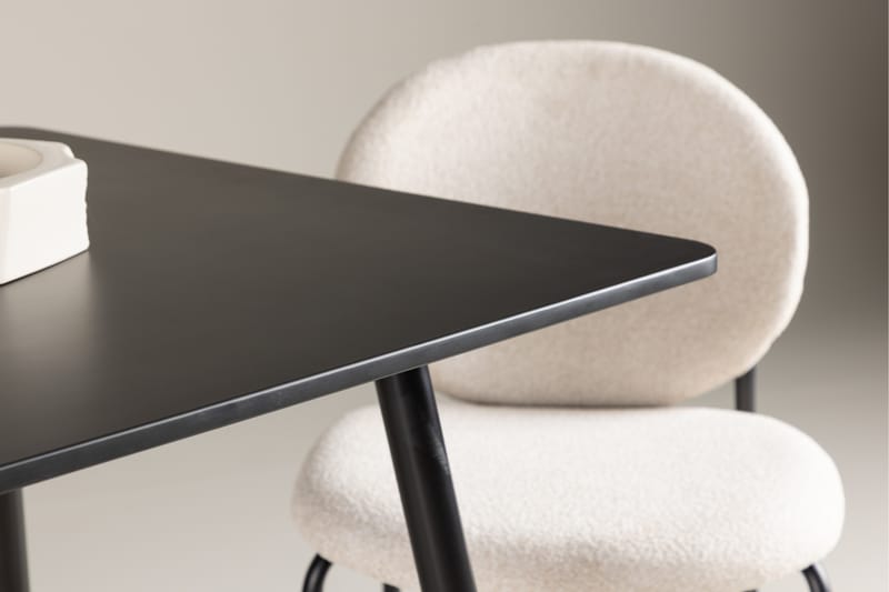 Polar Spisebord 75x75 cm - Sort - Møbler - Borde - Spisebord og køkkenbord