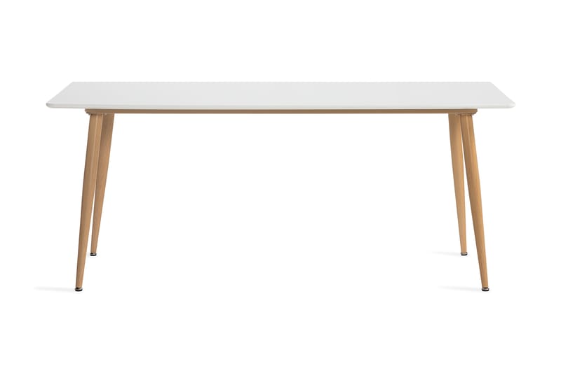 Pontus Spisebord 180 cm Hvid/Eg - Hvid - Møbler - Borde - Spisebord og køkkenbord