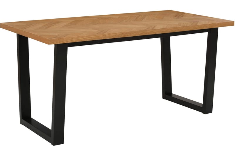 Pozzo Spisebord 140 cm - Natur/Sort - Spisebord og køkkenbord