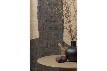 Prinka Rundt Spisebord 120 cm med Metaludseende - Beige - Møbler - Borde - Spisebord og køkkenbord